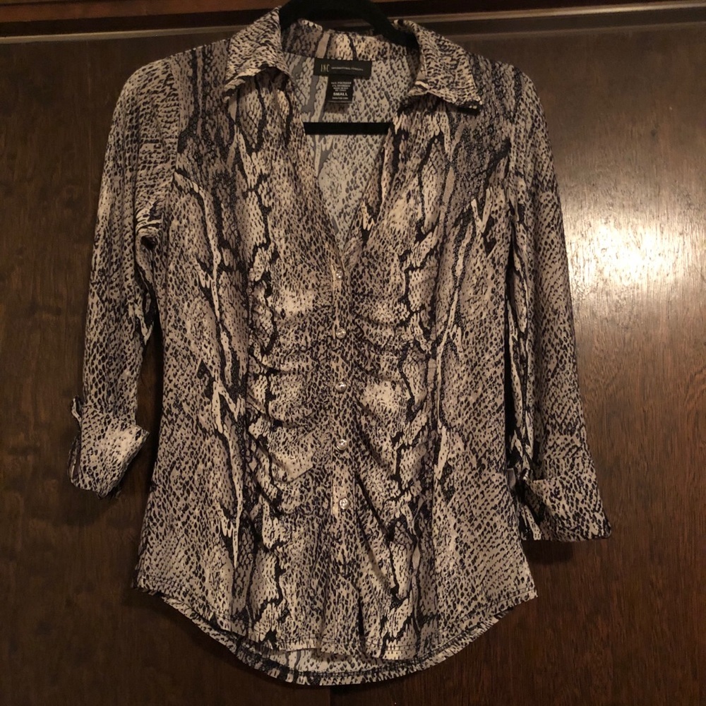 Animal Print Blouse
